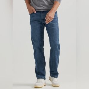 Wrangler Men’s Regular Taper Fit Jeans 36x30 | Classic Blue Denim